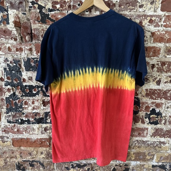 Sturgis T-Shirt Mens Large Tie Dye Flames South Dakota Short Sleeve Bike Biker - Picture 2 of 8